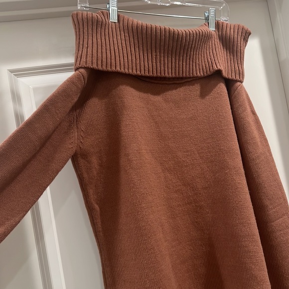 Right Now Off Shoulder Sweater Dress - Picture 5 of 8